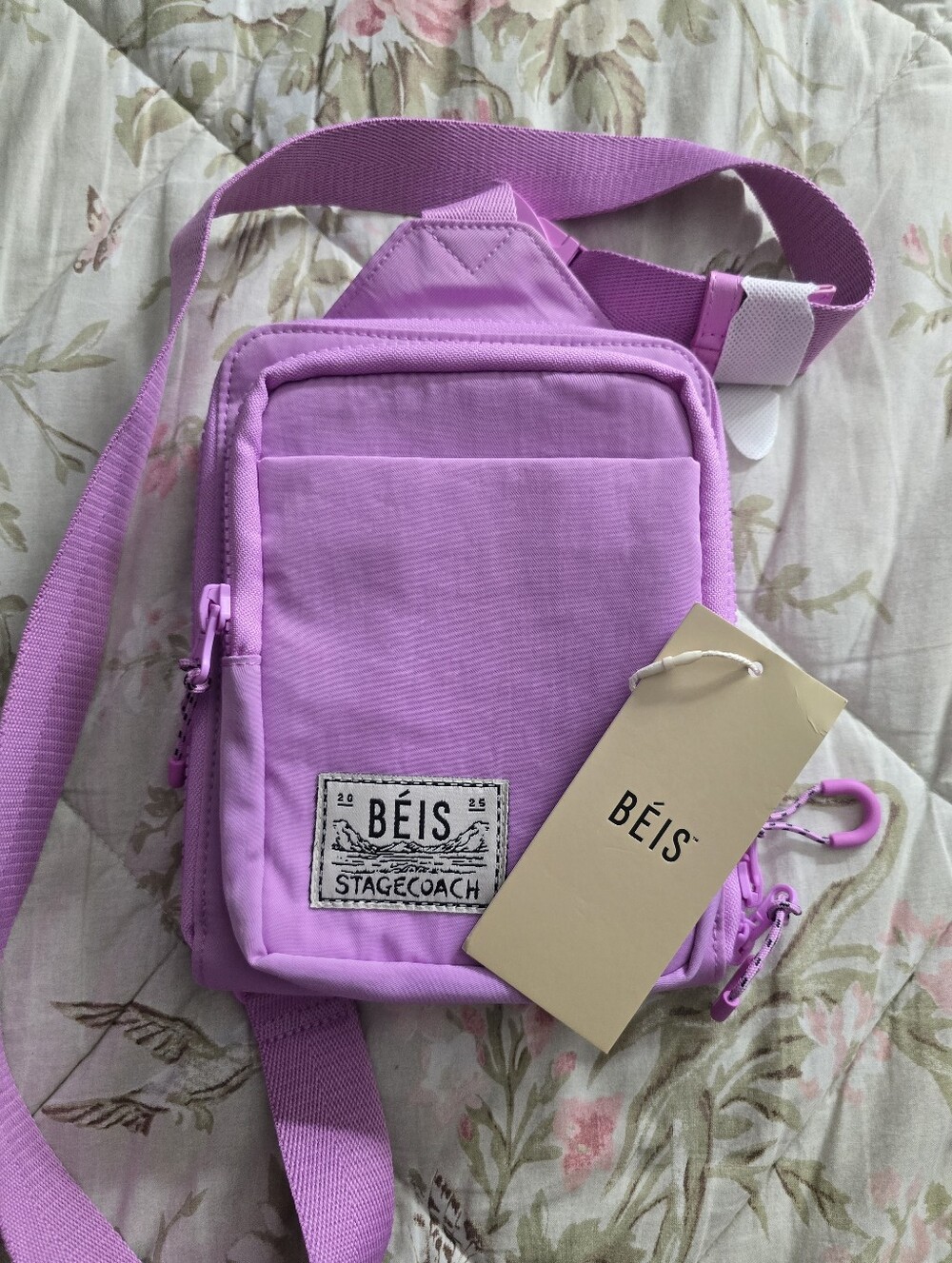 BEIS Stagecoach Limited Edition Berry Crossbody Sling Bag VIP
